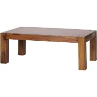 Wohnling Salontafel sheesham bruin 110 cm breed