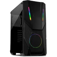 Inter-Tech IT-3303 Hornet Midi - RGB Midi-tower Gaming-behuizing Zwart