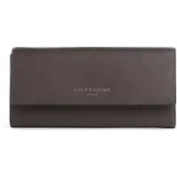 Liebeskind berlin Lora Calf Optic Valentina RFID Portemonnee donkerbruin