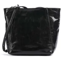 Liebeskind berlin Chudy Paper Touch Crinkle S Crossbody tas zwart
