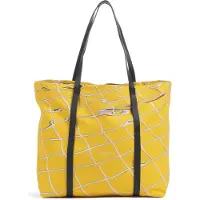 Liebeskind Aurora Canvas Shopper geel