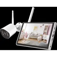 Megasat Beveiligingscamera met draadloze 10 inch monitor - Full-HD - Draadloze camera 3MP met bewegingssensor - Incl. monitor en App - HS 260