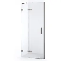 Maxaro Diamond Douchedeur | 80 cm Rvs Helder glas Draaideur | 200cm Hoog, 8mm Veiligheidsglas | Douchedeur | Douchedeur Draaibaar | Douchedeur op maat