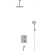 Maxaro Radius Regendouche Inbouw | Rvs 25 cm Regendouche Thermostatisch