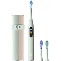 Oclean Elektrische tandenborstel - - X Ultra 20 Set - Groen - Snelle draadloze oplading - Batterijduur 40 dagen