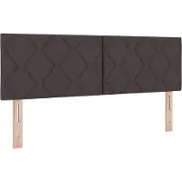 vidaXL Hoofdbord Donkerbruin 160 cm Stof