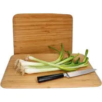 MamboCat Set van 2 Batiha bamboe snijplanken 25x35x1,5cm - 24501324