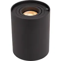Lucide TUBE - Tafellamp - Ø 9,6 cm - LED Dimb. - GU10 - 1x5W 2600K/2800K - 3 StepDim - Zwart