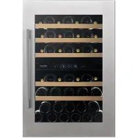 Dunavox DVS-44.120DSS wijnkoelkast inbouwkoelkast, nis hoogte 88 cm, zuinig energieklasse F