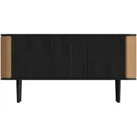 UMAGE Treasures 3 Deurs Kast Black Oak | Sugar Brown
