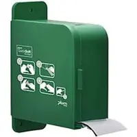 Plum QuickSoft verbanddispenser met 5 m zwarte verbandrol 5,5 cm, latexvrij, ISO 13485