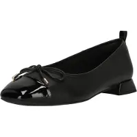 Clarks Clarksvoor vrouwen. 26181322 Ubree15 Poppy zwart lederen ballerina pumps (39.5), Leer, 1 tot 3 cm, Geen, Casual