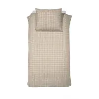 Cinderella Dekbedovertrek Carre Naturel Flanel-140 x 200 / 220 cm | 1-Persoons