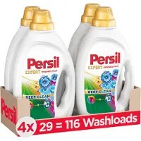 Persil Gel Expert Color Freshness by Silan - Vloeibaar Wasmiddel - Beste Frisheid - Krachtige Vlekverwijdering - Hygiënische Frisheid - Voordeelverpakking - 4 x 29 Wasbeurten