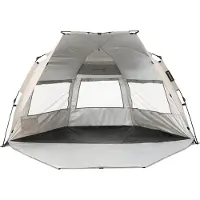 Deryan Up To Go Pop Up Strandtent - Anti-UV 50+ - Compact - Zilver