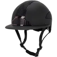 QHP - Veiligheidscap Detroit Polo Visor - Zwart - 57-59