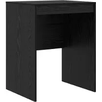 vidaXL Bureau, zwart, eikenlook, 60 x 50 x 76 cm