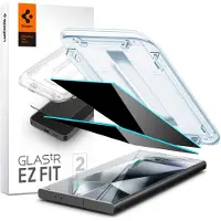 Spigen GLAStR Privacy EZ Fit Screenprotector + Applicator - 2-pack voor de Samsung Galaxy S24 Ultra