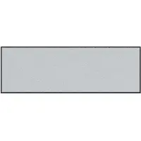 vidaXL Deurmat Grijs en Zwart 60 x 180 cm 100% Polyamide