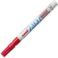 Uni-Ball Permanente markeerstift Uni-Ball Paint PX-21L Rood 12 Onderdelen