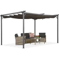 Garden Point Bruine La Palma 3x4m Tuinpunt terraspergola