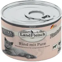 LANDFLEISCH Cat Adult Paté 6x195g - Rund & Kalkoen