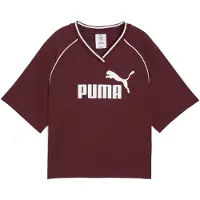 Puma Functioneel shirt 'Essential' bordeaux / wit