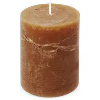 Spaas Rustieke stompkaars Essential Collection 80/110 mm - Cognac