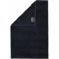 Cawö Gastendoek Noblesse2 Uni Black (Set van 6)