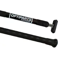 Optiparts Optimist Helmstokverlenger 60cm x 20 mm X-Gripped Zwart