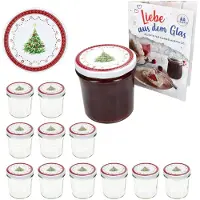 MamboCat Set van 12 bekers 350 ml To 82 Christmas dream deksel incl. receptenboekje