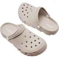 Holster Sundrifter vegan clogs podologisch voetbed waterproof zandkleurig