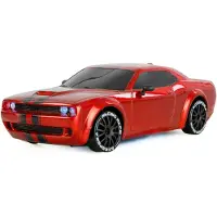 Amewi 1:20 RC modelauto voor beginners Elektro Straatmodel Muscle Car Onroad/Drift Rood 4WD RTR 2,4 GHz Met lichteffect, Incl. accu en laadkabel