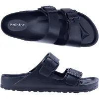 Holster Sundreamer vegan slides podologisch goedgekeurd slipper donker