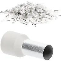 Kalitec 100 stuks AE0508WSSB adereindhulzen geïsoleerd 0,5 mm² 8 mm lang wit I Made in Germany I Industriële kwaliteit