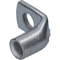 Kalitec 100 stuks A2-L4 buiskabelschoenen 90° haaks 10 mm² M4 geïsoleerd van vertind koper