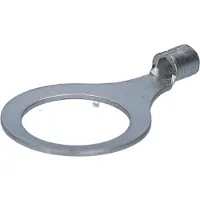 Kalitec Set van 10 Cembre S2,5-M12 ongeïsoleerde ringkabelschoenen voor het krimpen van 1,5 mm² - 2,5 mm² M12-bouten