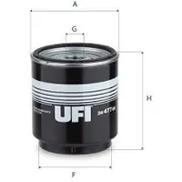 Ufi 24.477.00 Brandstoffilter