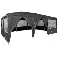 vidaXL Partytent Antraciet 600 x 400 x 266 cm Polyetheen