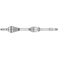 METELLI 17-1297 Aandrijfas