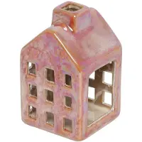 Countryfield Theelicht huis S rood 6x6x10cm