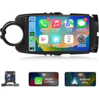 Junsun Autoradio - Geschikt voor Toyota Yaris 2011-2018, - Android 14 - 6+128 GB - Draadloze CarPlay & Android Auto - Ccta-Core & GPS Navi & SWC & Bluetooth & Wifi 4G KAM