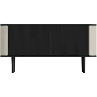 UMAGE Treasures 3 Deurs Kast Black Oak | White Sands