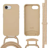 IMoshion Color Backcover met afneembaar koord met MagSafe voor de Apple iPhone 17e / 16e - Nude