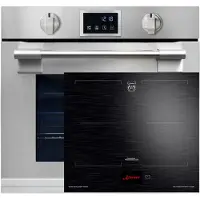 Kaiser EH 6339 XXL Inbouwoven 86L, met pyrolyse & AirFry, touch display + KCT 6140 FI inductiekookplaat 60 cm