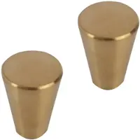 Differnz meubelknop Rotterdam 20 mm goud 2 stuks