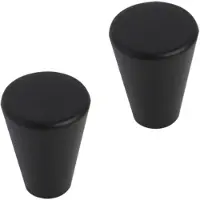 Differnz meubelknop Rotterdam 20 mm mat zwart 2 stuks