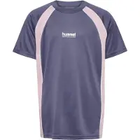 Hummel Functioneel shirt donkerlila / rosa / wit