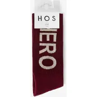 Heroes on Socks donkerrode sokken