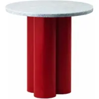 Normann Copenhagen Bijzettafel Dit Table Bright Red Blue Diamond